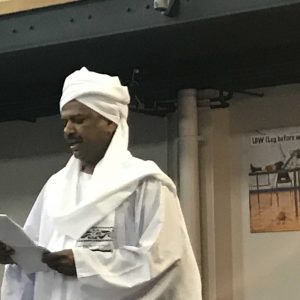 خطيب عيد السودانيين بلندن يدعو إلى التوحد ورفض الإقصاء ويندد بـ “سفاكي الدماء”